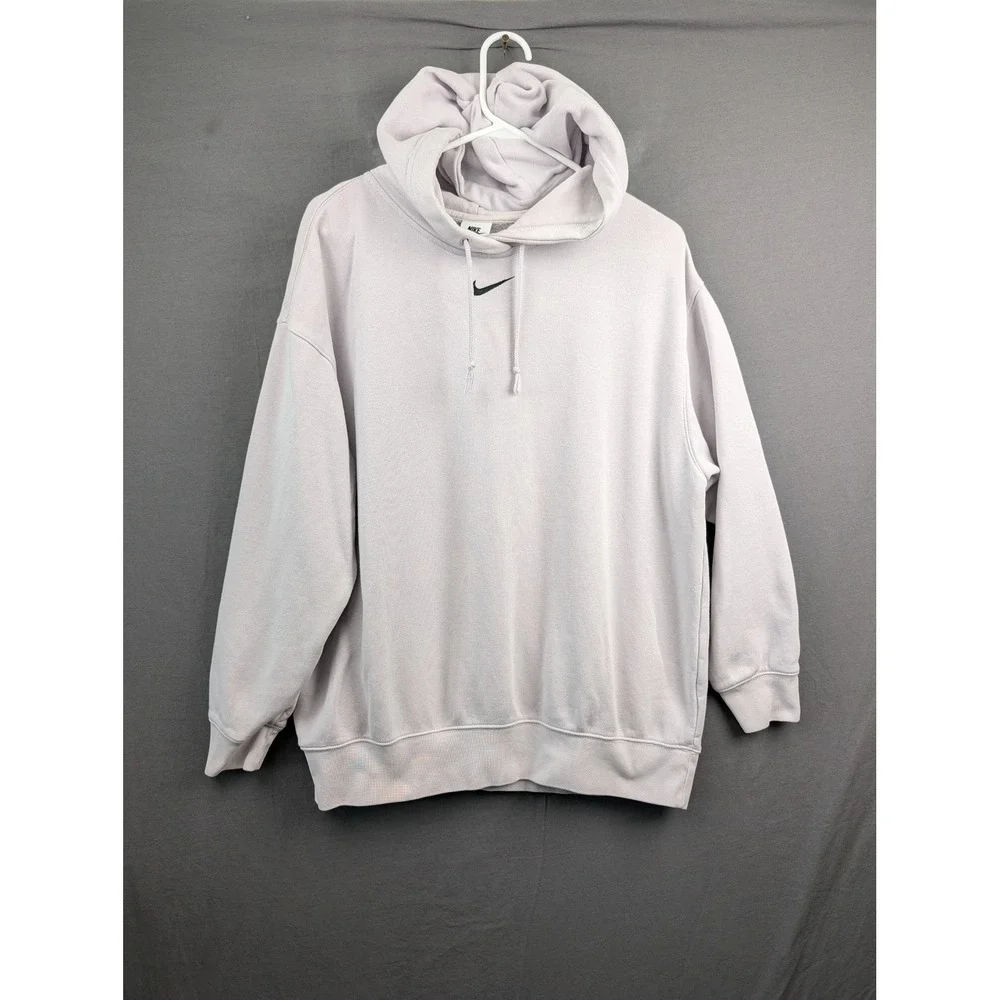 Nike Womens Sportswear Essential Fleece Hoodie Doll Purple Size Small